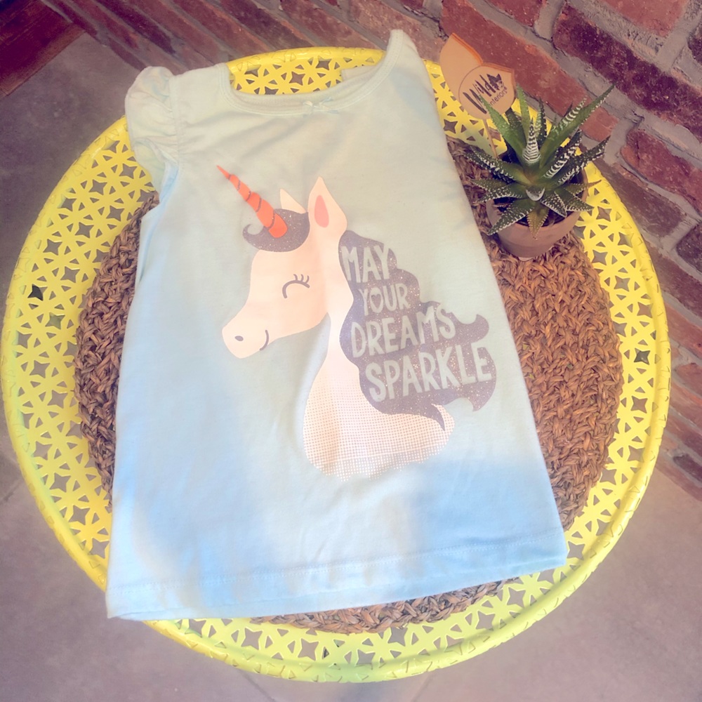 KIDS/GIRLS UNICORN PJ SHIRT